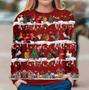 Chicken Christmas Sweater Cute Christmas Sweatshirt Xmas Idea Gift For Chicken Owner