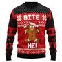 Christmas Bite Me Ugly Christmas Sweater