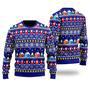 Christmas Santa And Houses Ugly Christmas Sweater For Men & Women