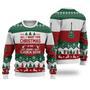 Classical Guitar All I want for Christmas Sweater Christmas Knitted Print Sweatshirt