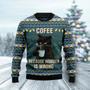 Coffee Cat Ugly Christmas Sweater