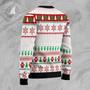 Dachshund Red Truck Ugly Christmas Sweater