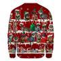 Dachshunds Christmas Snowflake Sweater Vintage Christmas Sweatshirt Weiner Dog Gifts