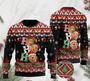 Dog Lover Golden Retriever Ho Ho Ho Ugly Christmas Sweater For Men & Women