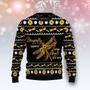 Dragonfly Sunflower Ugly Christmas Sweater