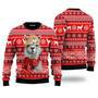 Festive Llama Xmas Ugly Christmas Sweater For Men & Women