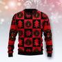 Firefighter Christmas Pattern Ugly Christmas Sweater