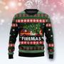 Firefighter Firemas Ugly Christmas Sweater