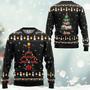 Firetruck Christmas Tree Ugly Christmas Sweater For Men & Women