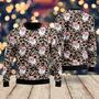 Funny Santa Dalmatian Pattern Ugly Christmas Sweater For Men & Women