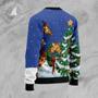 Giraffe Family Xmas Ugly Christmas Sweater