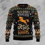 Girls Run On And Horses Ugly Christmas Sweater