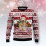 Golden Retriever Through The Snow Ugly Christmas Sweater