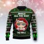 Grumpy Cat Jingle unisex womens & mens, couples matching, friends, funny family ugly christmas holiday sweater gifts