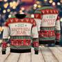 Happy Holiday Pattern Ugly Christmas Sweater For Men & Women