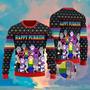 Happy Purride Ugly Christmas Sweater For Men & Women