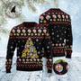 Hippie Tree Xmas Ugly Christmas Sweater