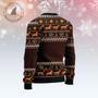 Horse Through Snow Ugly Christmas Sweater