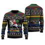 Jingle Bells All The Gay With Santa And Unicorns Ugly Christmas Sweater