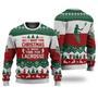 Lacrosse All I Want For Christmas Sweater Christmas Knitted Print Sweatshirt