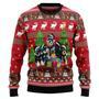 Miniature Schnauzer Family Snow Ugly Christmas Sweater