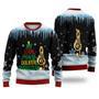 Music Joy Love Peace Believe Christmas Sweater Christmas Knitted Print Sweatshirt