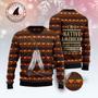 Native Feather Ugly Christmas Sweater