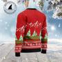 Noel Tractor Ugly Christmas Sweater