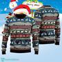 Nordic Style Fabric Patchwork Christmas Pattern Ugly Christmas Sweater Best Gift