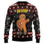 Oh Snap Gingerbread Ugly Christmas Sweater\