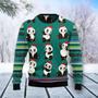 Panda Group Christmas unisex womens & mens, couples matching, friends, funny family ugly christmas holiday sweater gifts