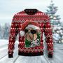 Pug Merry Christmas unisex womens & mens, couples matching, friends, funny family ugly christmas holiday sweater gifts