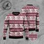 Red Elephant Mandala Ugly Christmas Sweater