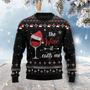 Red Wine It Calls Me Ugly Christmas Sweater