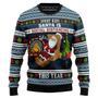 Santa Is Social Distancing Ugly Christmas Sweater