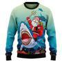 Santa Shark Ugly Christmas Sweater