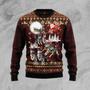 Siberian Husky Reindeers Car Ugly Christmas Sweater