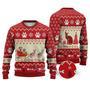 Sphynx Cat Reindeer Christmas Sweater Christmas Knitted Print Sweatshirt