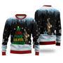 Trombone Joy Love Peace Believe Christmas Sweater Christmas Knitted Print Sweatshirt