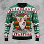 Welsh Corgi Dog Dad Ugly Christmas Sweater