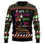 Wine Christmas Movie Ugly Christmas Sweater