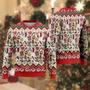 Santa Claus Lovers Ugly Christmas Sweaters , Mens Sweater Xmas Holiday Crew Neck Shirt 7