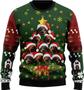 Dachshund Dog Christmas Tree Ugly Christmas Sweater For Women
