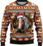 Horse Ugly Christmas Sweater for Men Women , Unisex Long Sleeve Sweater Crewneck Sweatshirts