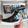 Gogeta High Top Canvas Shoes Custom Dragon BaII Anime For Fans