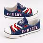 Columbus Blue Jackets NHL Hockey Gift For Fans Low Top Custom Canvas Shoes LT0700