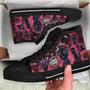 Akaza High Top Shoes Custom For Fans Demon SIayer Anime