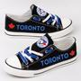 Toronto BIue Jays MLB Baseball 1 Gift For Fans Low Top Custom Canvas Shoes