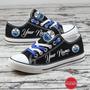 Personalized Edmonton OiIers NHL Hockey Gift For Fans Low Top Custom Canvas Shoes