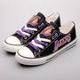 LA Lakers Custom Shoes Basketball Lakers Low Top Sneakers Los Angeles NBA Gumshoes Lakers